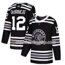 Chicago Blackhawks Alex DeBrincat 12 2019 Winter Classic Adidas Schwarz Trikot Authentic - Herren